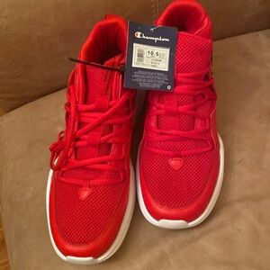 MENS CHAMPION SNEAKERS 10.5M SCARLET RED NEW IN BOX